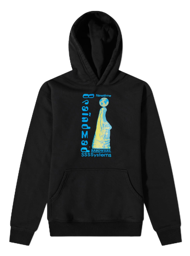 Sweatshirt Brain Dead Hardware Systems Hoodie Svart | BDP23T09002856BK01
