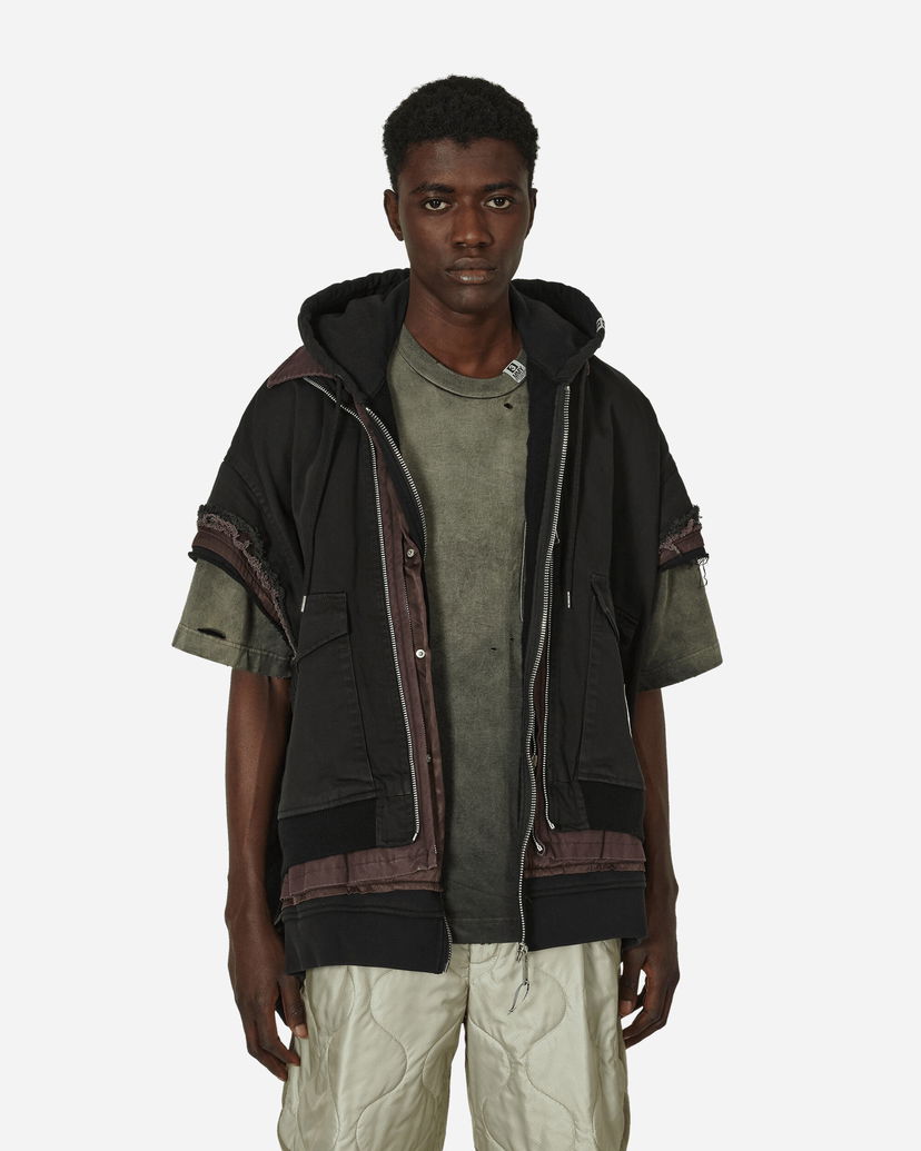 Väst Maison MIHARA YASUHIRO Triple Layered Vest Black Svart | A12VT051 BLACK