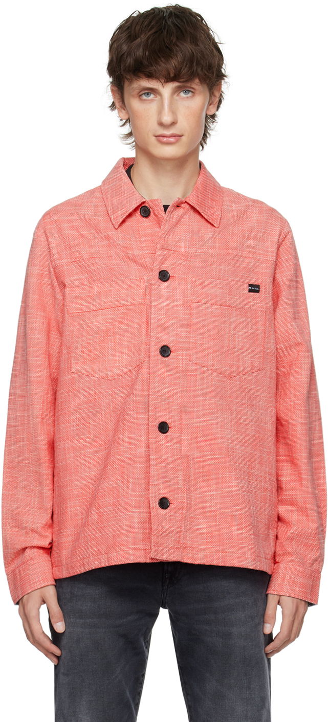 Skjorta Paul Smith PS by Paul Smith Pocket Shirt Röd | M2R-353Y-L21853