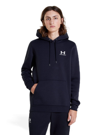 Sweatshirt Under Armour Essential Fleece Hoodie Svart | 1373880-001