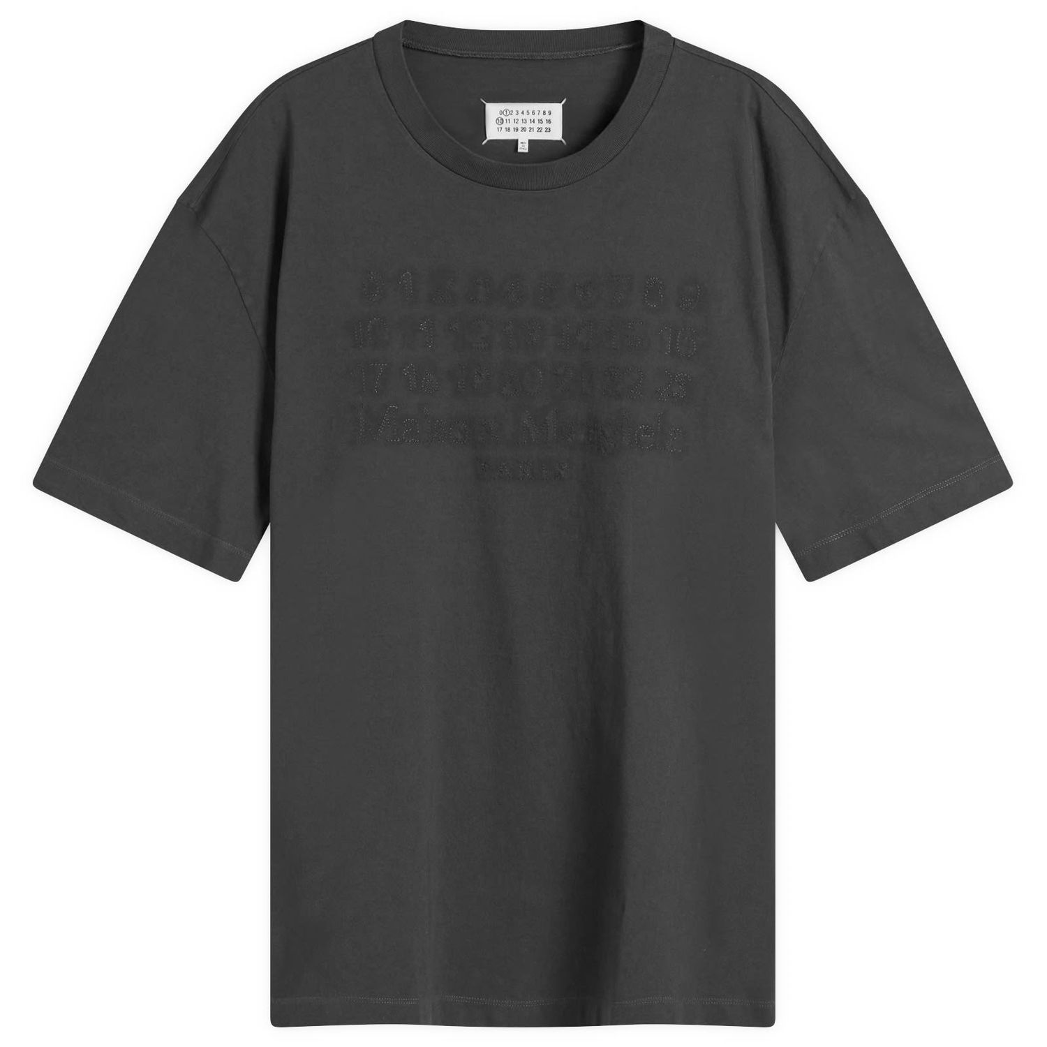 T-shirt Maison Margiela Maison Margiela Numbers Jersey T-Shirt, Size Large Svart | S50GC0705-S24567-969, 1