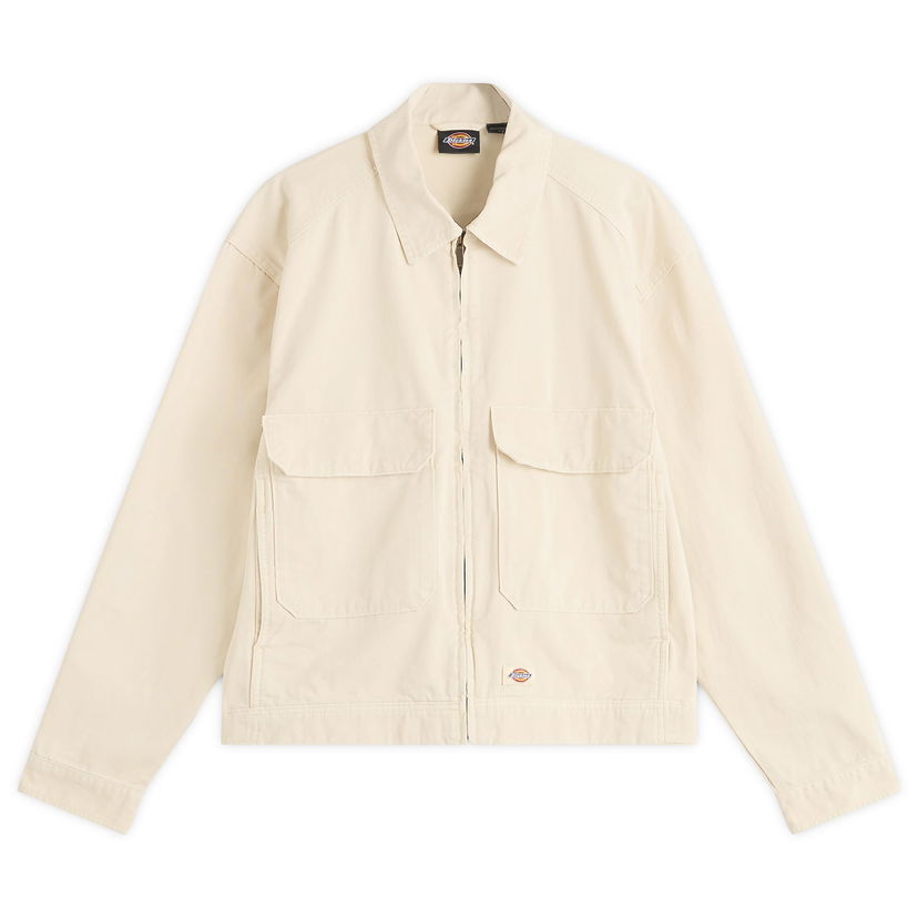 Jacka Dickies Fort Smith Trucker Jacket, Size Large Beige | DK0A87OEL171