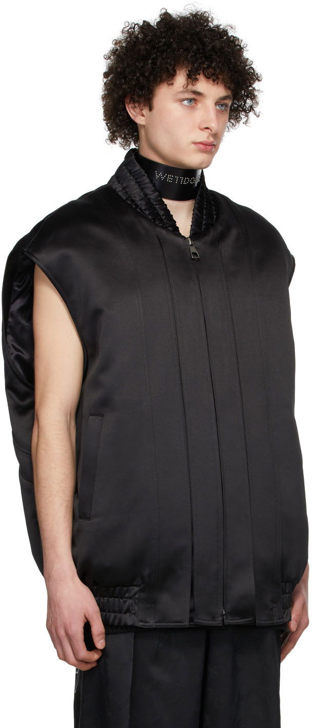 Väst We11done We11done Bomber Vest Svart | WD-VT1-22-005-U-BK, 1