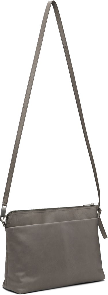 Axelväska Rick Owens Rick Owens Concordians Adri Flat Crossbody Bag Grå | RA02E0727 LCAPA, 2