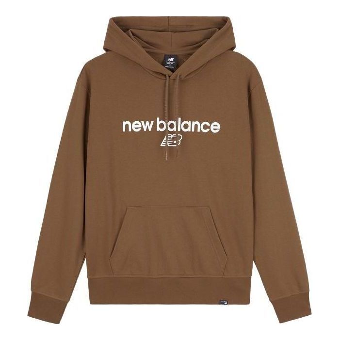 Sweatshirt New Balance Sport Seasonal Hoodie Brun | MT33526-TRU, 0
