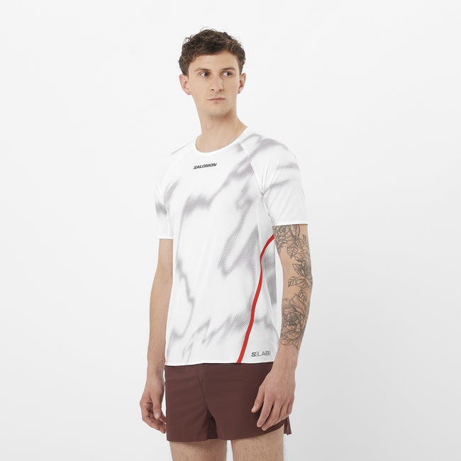 T-shirt Salomon S/LAB Speed T-Shirt Vit | LC2693400
