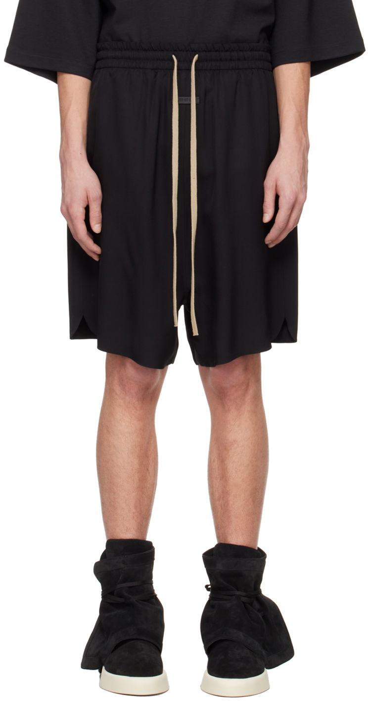 Shorts Fear of God Black Relaxed Shorts Svart | FG840-341SIW