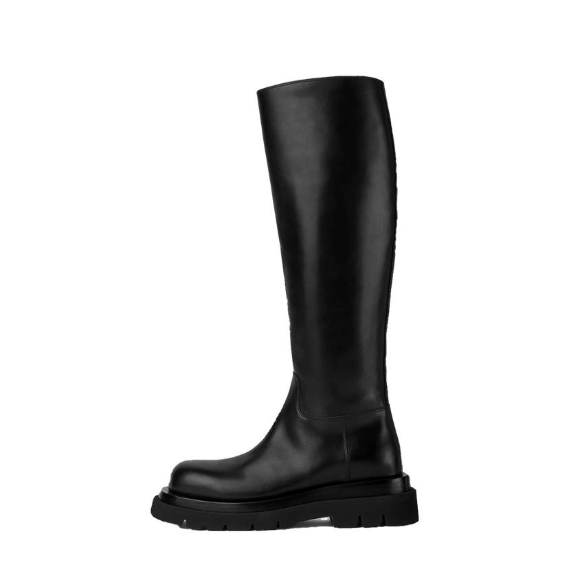 Sneakers och skor Bottega Veneta Knee High Lug Boot Svart | 716225 V1AO0 1000
