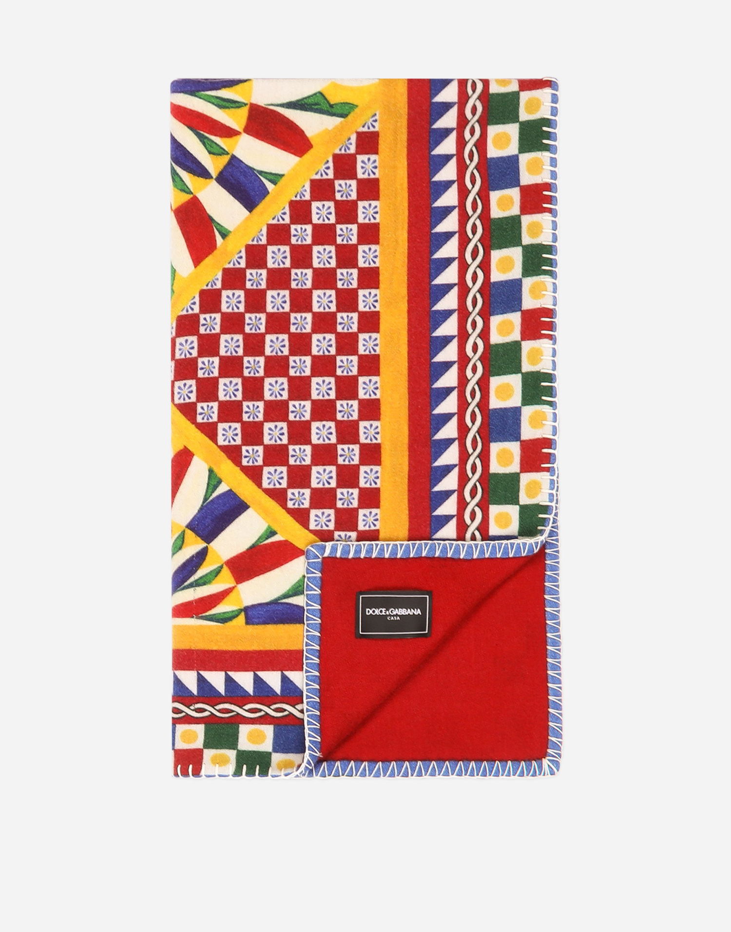 Heminredning Dolce & Gabbana Dolce & Gabbana Silk And Wool Blanket - Plaid Flerfärgad | TCE012TCAB6UC072, 1