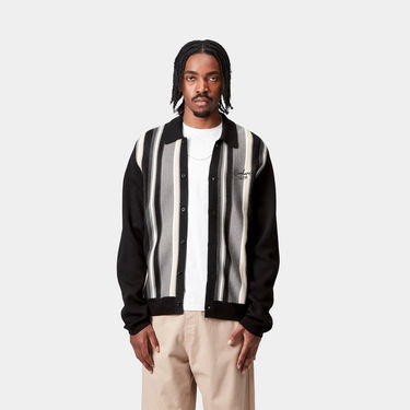Sweater Carhartt WIP Carhartt WIP Bainter Stripe Cardigan Svart | I035397_9, 0
