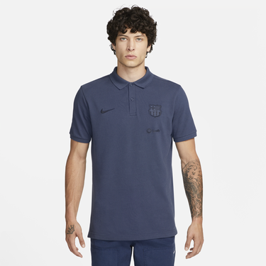 Polotröja Nike F.C.Barcelon Third Football Polo Shirt Mörkblå | DX8782-437, 0