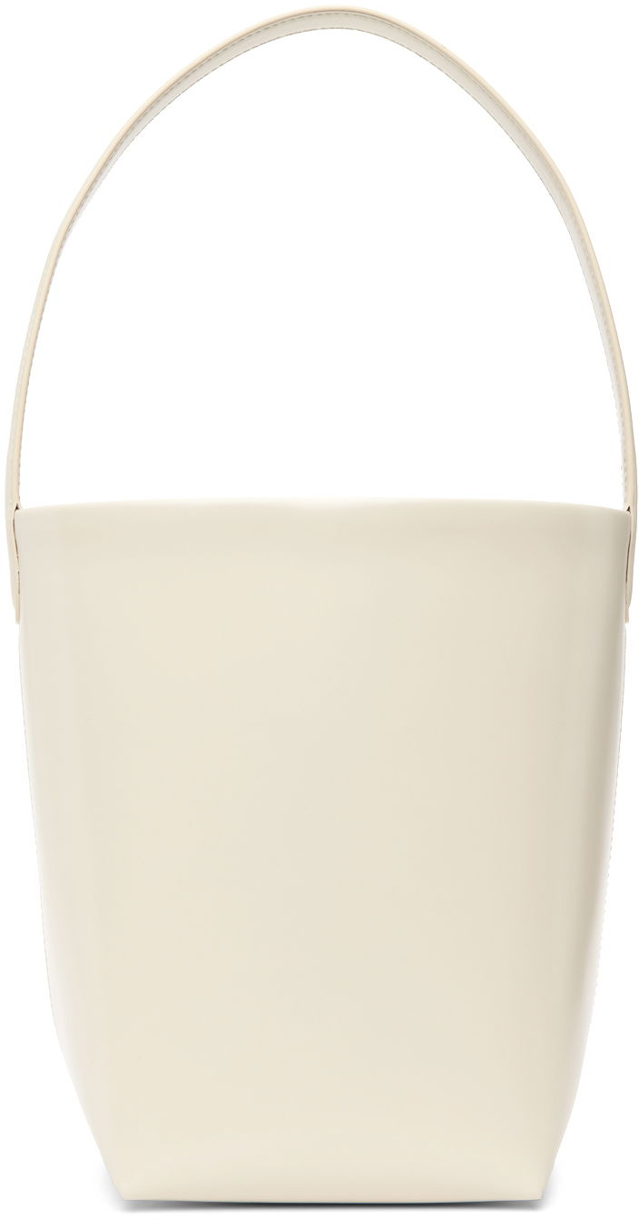 Tygpåse The Row Off-White Small N/S Park Tote Beige | W1314-L61