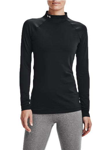 T-shirt Under Armour ColdGear® Authentics Mock Neck Tee Svart | 1368702-001
