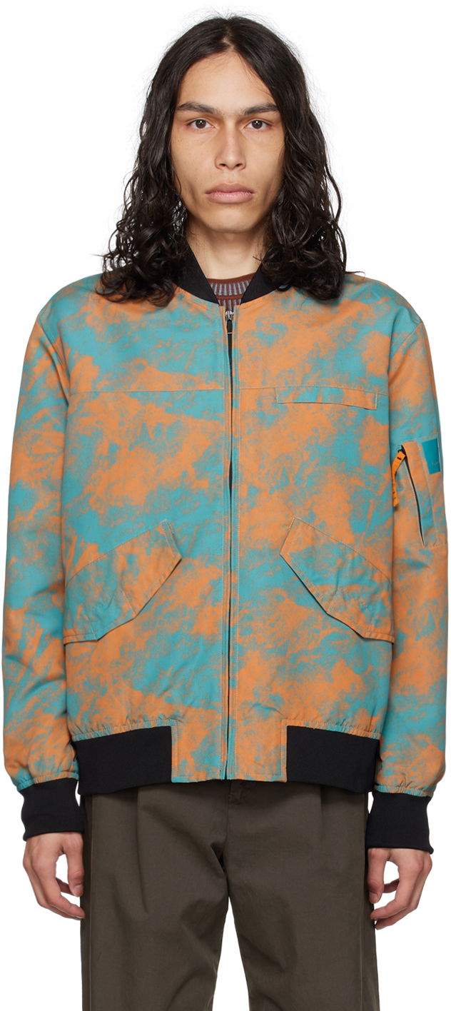 Bomberjacka Paul Smith PS Paul Smith Graphic Bomber Jacket Flerfärgad | M2R-320Y-L21845