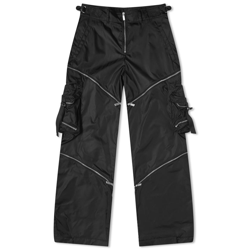 Cargo byxor Off-White Nylon Cargo Pant Svart | OMCF039F23FAB0021000
