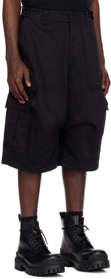 Shorts We11done We11done Cargo Pocket Shorts Svart | WD-PT1-24-212-M-BK, 1