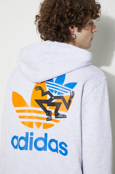 Sweatshirt adidas Originals Hoodie Grå | IS2913, 0