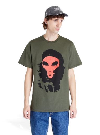 T-shirt Pleasures Alien T-Shirt Grön | P22W057 OLIVE