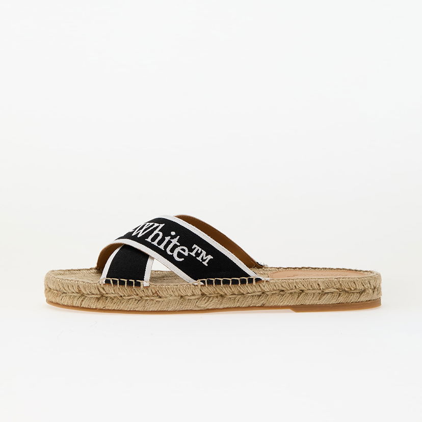 Sneakers och skor Off-White Off-White Criss Cross Espadrilles Svart | OWIB016S25FAB0011001