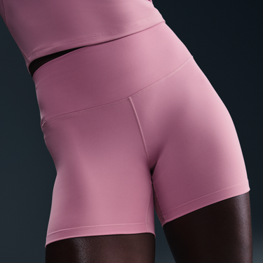 Shorts Nike Nike One High-Waisted 5" Bike Shorts Rosa | FN3211-699, 3