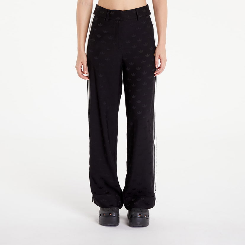 Byxor adidas Originals Premium Woven Jaquard Pants Black Svart | JI9659