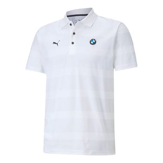 Polotröja Puma BMW Motorsport Striped Polo Vit | 598005-02, 0