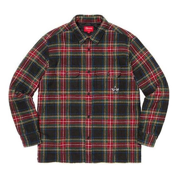 Skjorta Supreme Plaid Flannel Shirt Röd | SUP-FW21-295