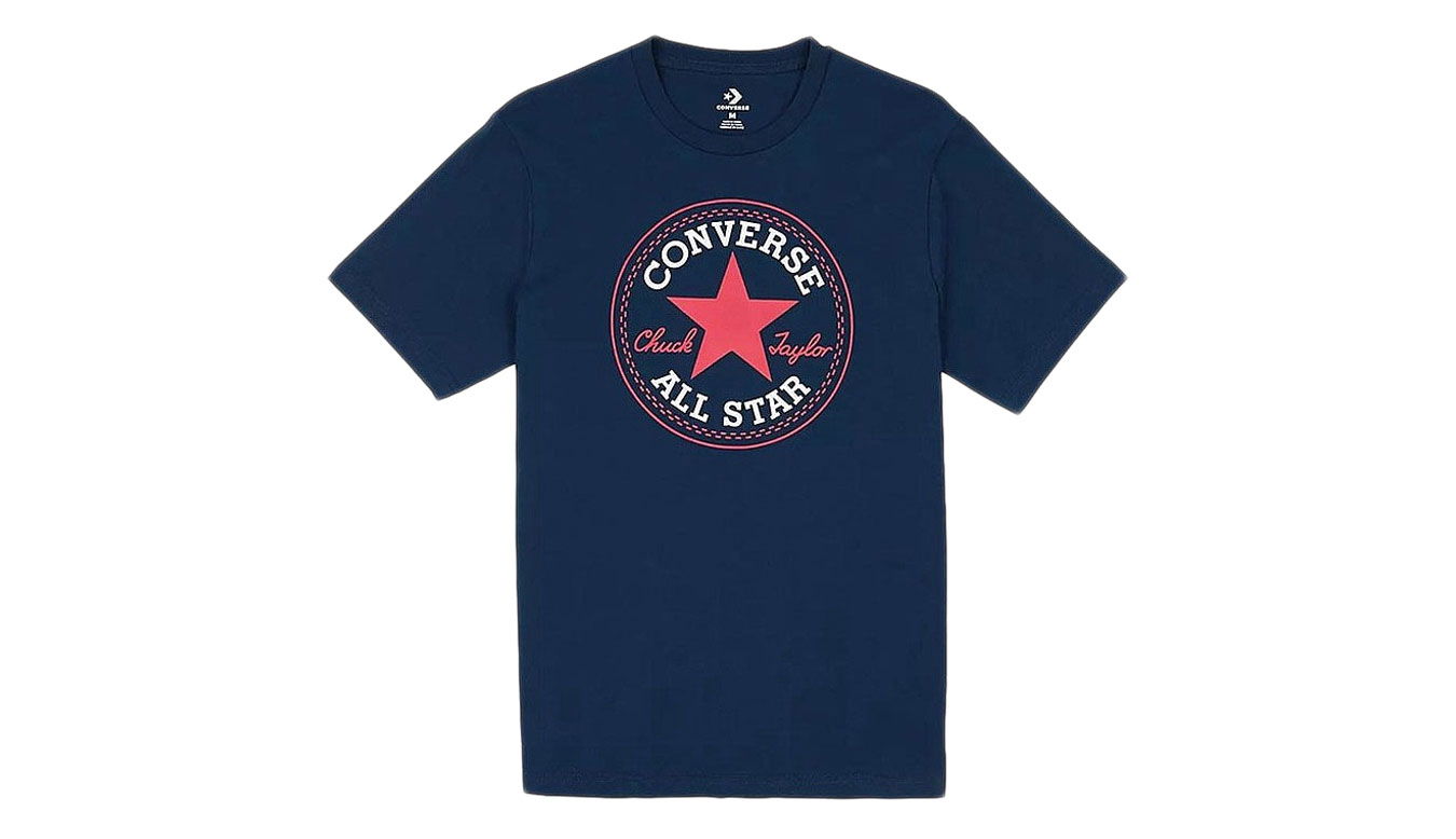 T-shirt Converse Center Front Chuck Taylor Tee Mörkblå | 10024064-A03, 0
