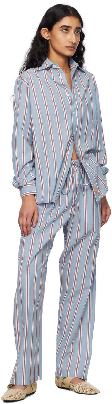 Byxor Bode Bode Regatta Stripe Pyjama Pants Blå | MRS25BT067, 3