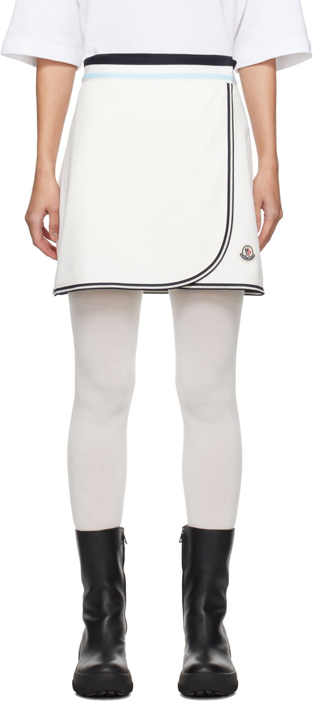 Kjol Moncler Wrap Miniskirt Vit | J10938H0000284720
