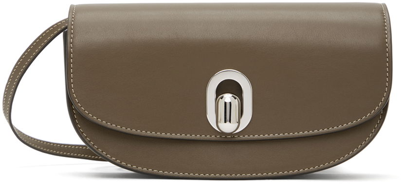 Axelväska Savette Brown Tondo Crescent Bag Brun | H-021-01-01
