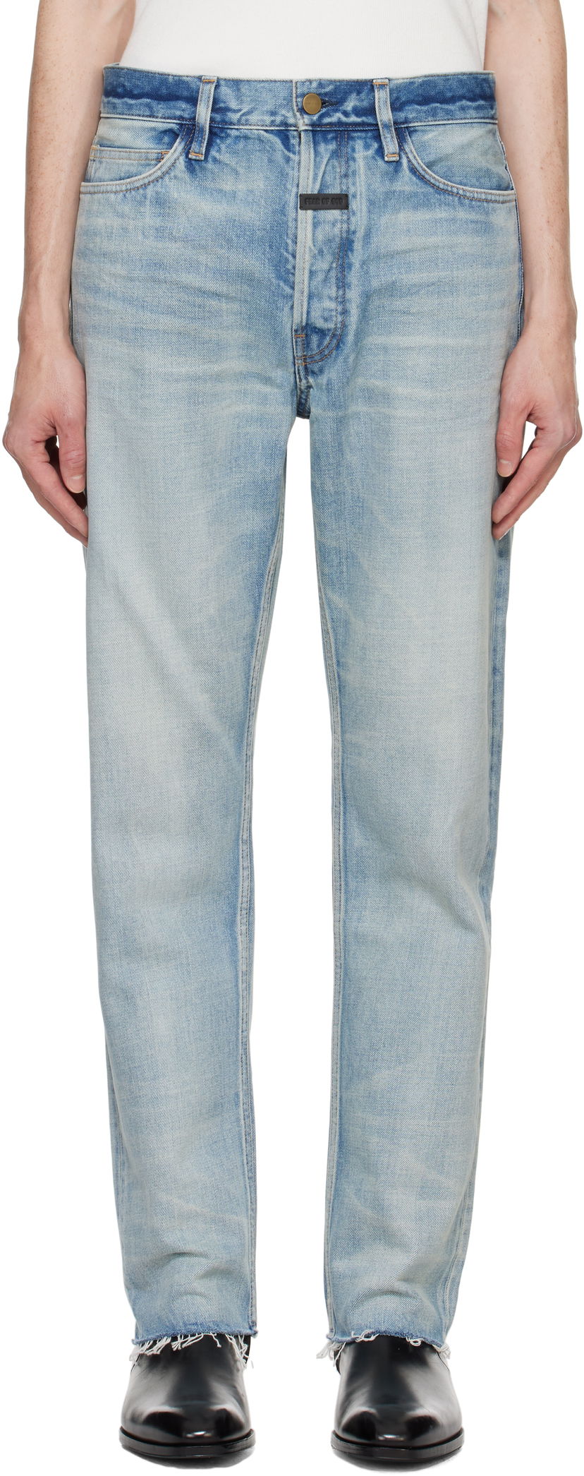 Jeans Fear of God Classic 5 Pocket Jeans Blå | FG24FW40-2001DNM