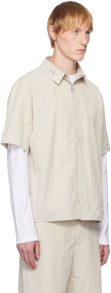 Skjorta HELIOT EMIL Heliot Emil Relaxed Fit Shirt Beige | SS25.M.05.063.ST18, 4