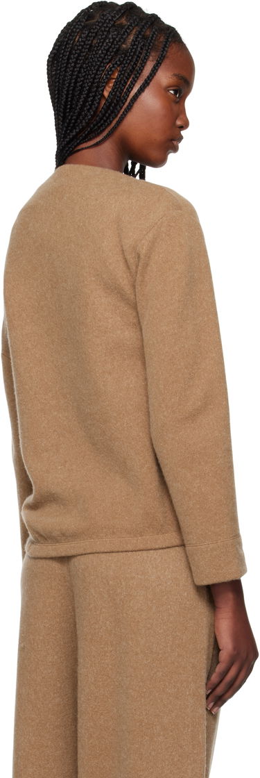 Sweater Max Mara Max Mara Oxa Boat Neck Sweatshirt Brun | 2511921048600, 2