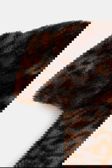 Hatt Kangol Leopard Print Faux Fur Trapper Hat Brun | K4266ST.LEOPARD, 3