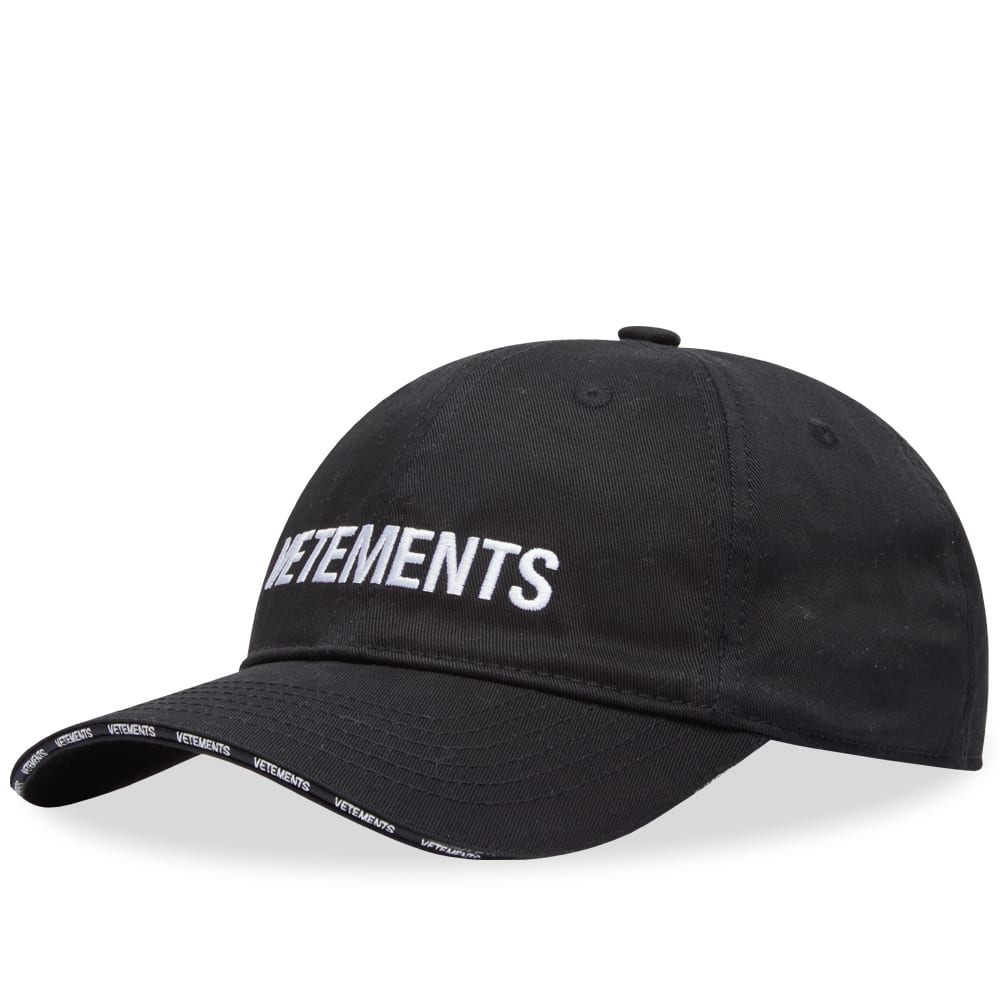 Keps VETEMENTS Logo Cap Svart | UE63CA100B, 0