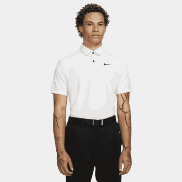 Polotröja Nike Dri-FIT ADV Tour Camo Golf Polo Shirt Vit | DR5312-121, 0