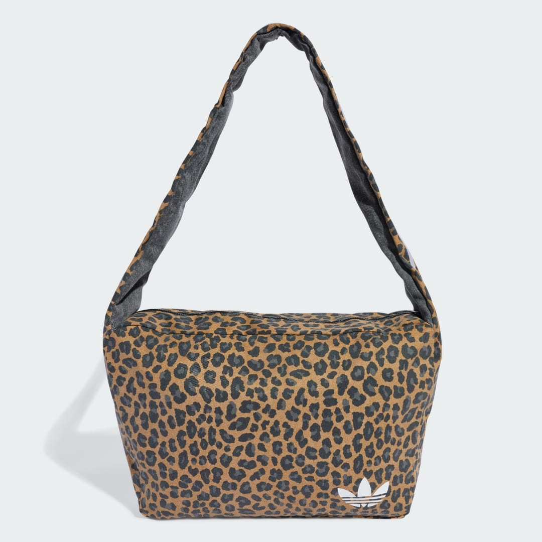 Axelväska adidas Performance Leopard Print Shoulder Bag Brun | JX3200, 0