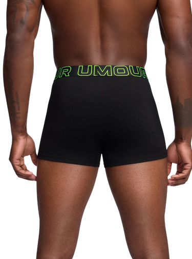 Boxare Under Armour Under Armour Performance Cotton Boxer Briefs 3-Pack Svart | 1383891-004, 2