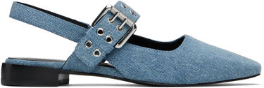 Kläder rag & bone rag & bone Astra Slingback Ballerina Flats Blå | WFF24SF002UB2, 0