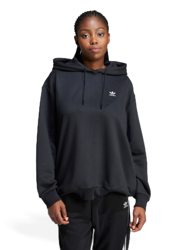 Sweatshirt adidas Originals Trefoil Oversized Hoodie Svart | IU2409