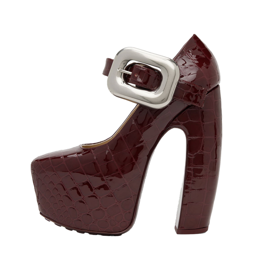 Sneakers och skor Bottega Veneta Mostra Heels "Red" Bourgogne | 716146 V2DW0