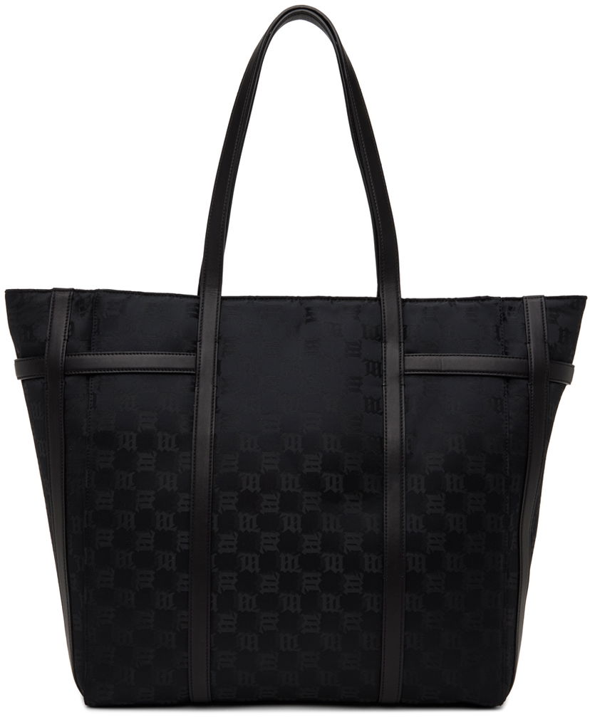 Tygpåse MISBHV Monogram Pattern Shopper Tote Bag Svart | 3022A411