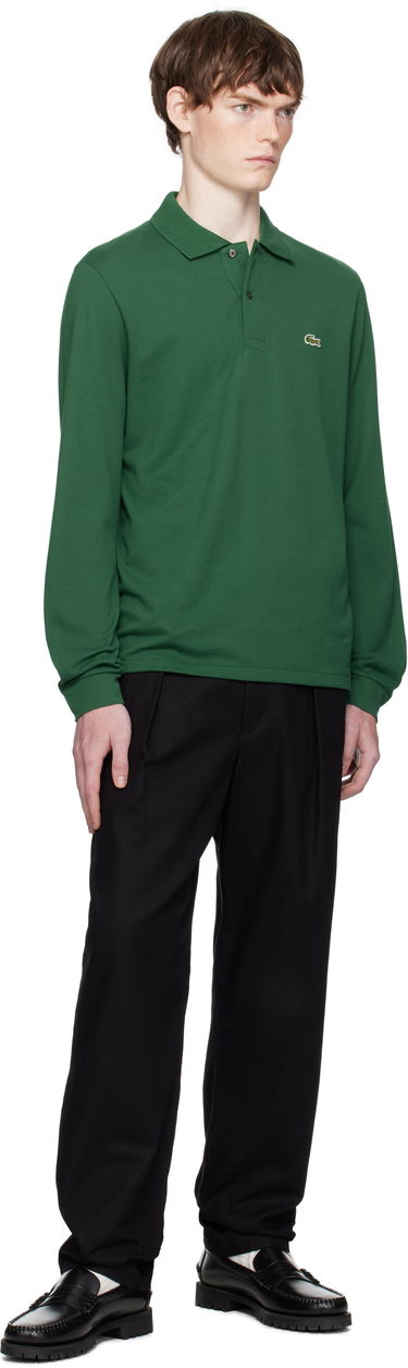 Polotröja Lacoste POLO CLASSIQUE L.12.12 À MANCHES LONGUES Grön | L1312-132, 4