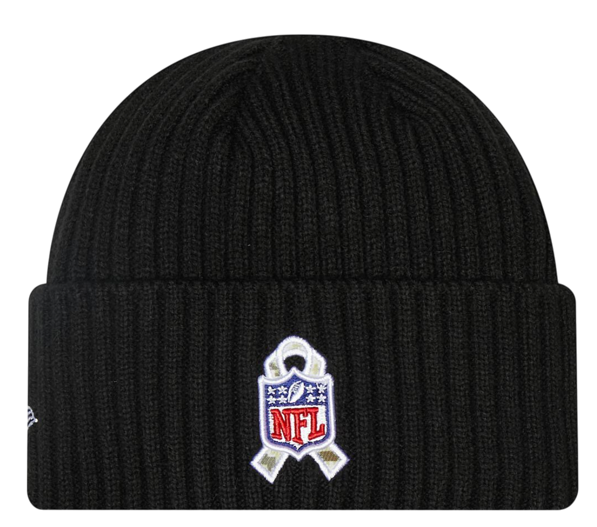 Mössa New Era New Era New England Patriots Knit Beanie Svart | 60291195-60291195, 1