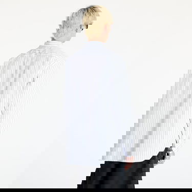 Skjorta Comme des Garçons SHIRT Woven Shirt White/ Mix Blå | FN-B026 White, 3