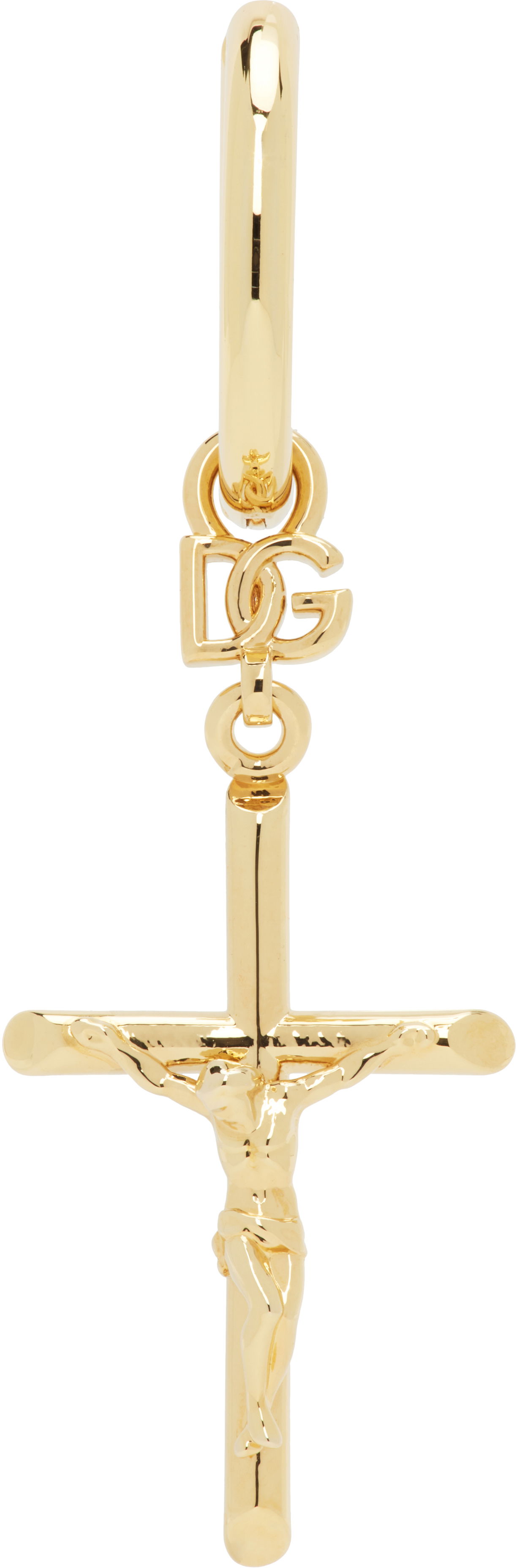 Örhängen Dolce & Gabbana Dolce&Gabbana DNA Cross Single Earring Gul | WEQ1D1W1111, 0