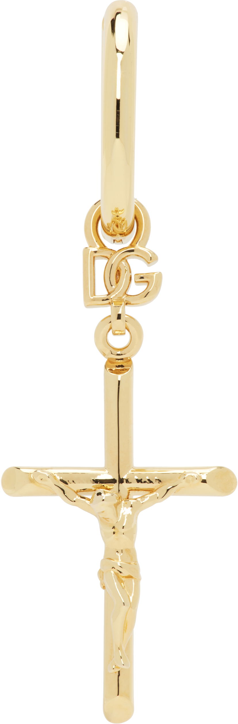 Örhängen Dolce & Gabbana Dolce&Gabbana DNA Cross Single Earring Gul | WEQ1D1W1111