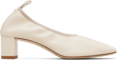 Skovård Aeyde Aeyde Narissa Ruched Block Heels Vit | A11-PU0600001002-225, 0