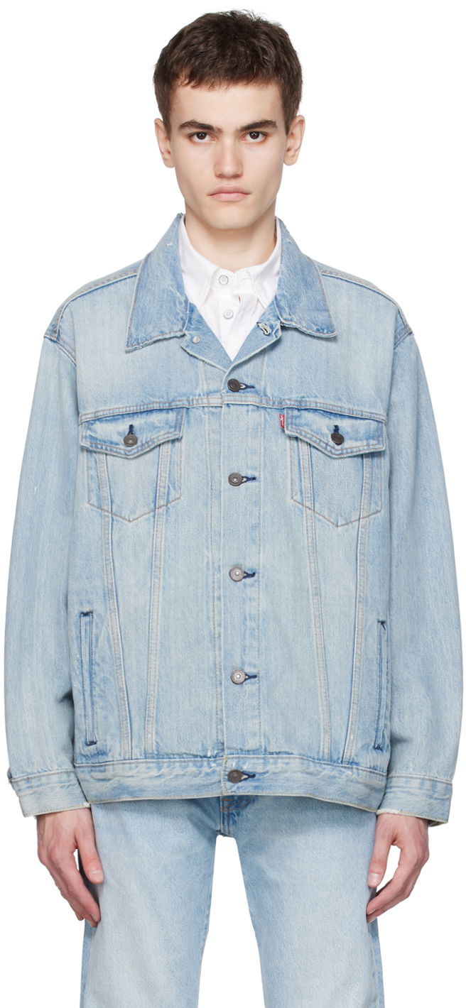 Jacka Levi's Button Denim Jacket Blå | A5782-0002, 0